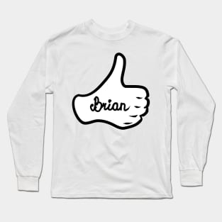 Men name Brian Long Sleeve T-Shirt